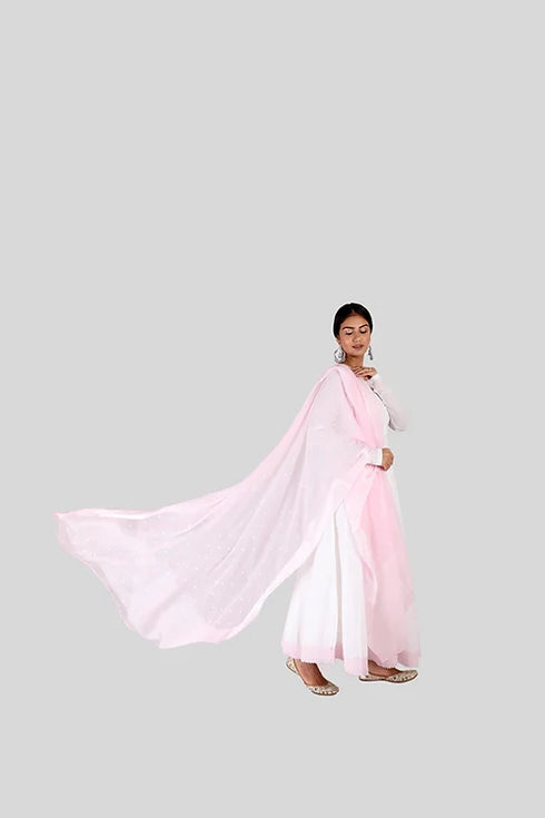 Akhira Vintage Anarkali With Chinon Dupatta